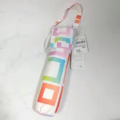新品★カラフル幾何学模様 折りたたみ傘 55cm