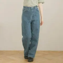 amr. ビジューデニムパンツ　アムレ　完売品