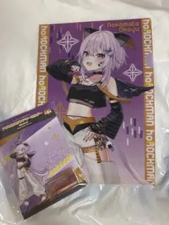 カプコン限定 猫又おかゆ アクリルボード ホロライブ ロックマン