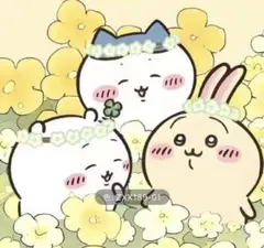 ダイヤモンドアート　キット　ちいかわ　うさぎ　ハチワレ　ビーズアート　花