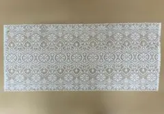 日本製 ホワイト レース模様 テーブルセンター