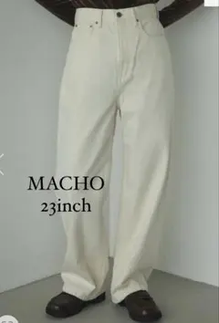 BLACK BY MOUSSY デニム　ホワイト　MACHO 23