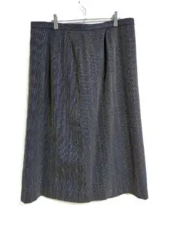 タイトスカート ミモレ丈 チェック柄 裏地あり グレー XL おしゃれ