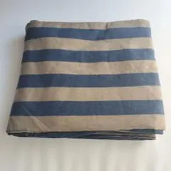 度詰ワイドボーダー　ネイビー杢×ブラウン杢　fktk