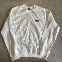 v*n様 80s adidas CLUBロゴ 刺繍スウェット白