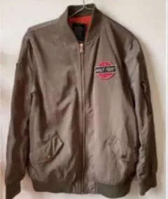 レディース ブルゾン カーキジャンバー