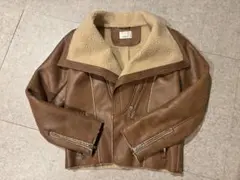 EGOIST ブラウンレザージャケット