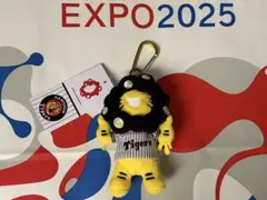 阪神タイガース　ミャクミャク　マスコット　カラビナ付き　ぬいぐるみ