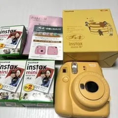 Fujifilm instax mini 8+ イエロー　フイルム3p付き