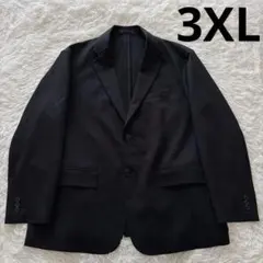 極美品 希少サイズ ユニクロ 感動ジャケット ブラック 3XL カジュアル