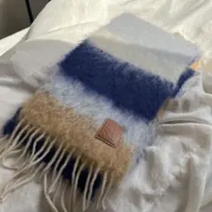 2025年最新】LOEWE カラー：ブルー系 マフラーの人気アイテム - メルカリ