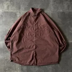 80s Banana Republic ワークシャツ XL 茶 A1054