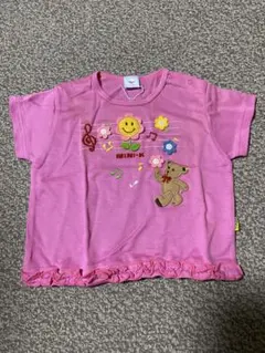 新品　MINI-K ベビー 半袖Tシャツ ピンク 90cmのサムネイル