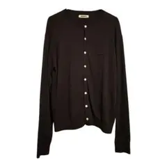 NKNITシルクコットン crew neck KNIT クルーネックカーディガンのサムネイル