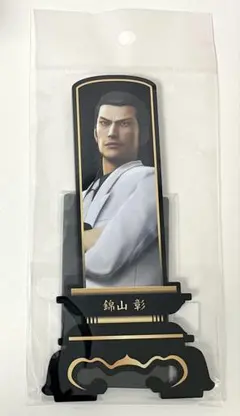 龍が如く 錦山彰 胸像 アクリルスタンド バッジ セット 龍が如く くじ引き堂 レジェンドの極くじ 胸像アクリルスタンド