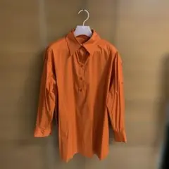 イトキン　 ITOKIN 長袖　シャツ　ブラウス　オレンジのサムネイル