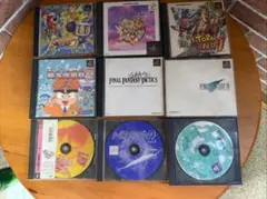 【PS1】プレステ ゲームソフト まとめ売り 9本セット（FFTケース割れあり）