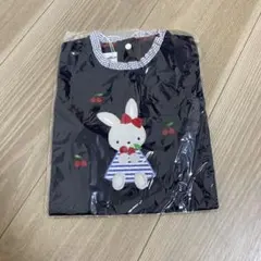 新品 familiar ファミリア チュニック キュロット 黒系チェック テリア