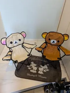 リラックマ&コリラックマ 折りたたみチェア アウトドアチェアのサムネイル