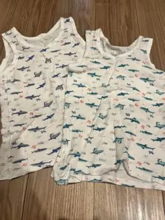 男の子肌着タンクトップ130　まとめ売り　2枚