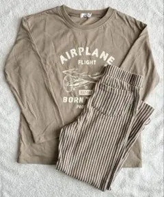 PAIRMANON 130cm 長袖 Tシャツ 長ズボン レギンス ペアマノン