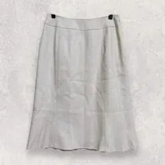 ヨンドシー Aライン フレアスカート M ベージュ 上品 ポリエステルのサムネイル