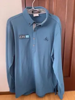 美品　ルコック　le coq sportif ゴルフコレクション LL 青