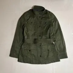 BANANA REPUBLIC ミリタリージャケット カーキ XS ベルト付き