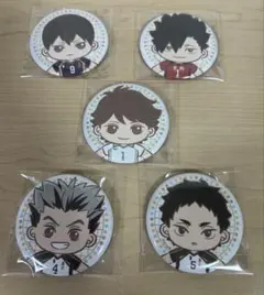 ハイキュー 缶バッジ セット。