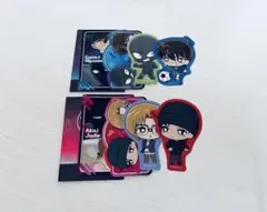 名探偵コナンSDダイカットステッカーセット / コナン&犯人 赤井秀一＆ジョディ
