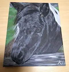上鈴木正一 油彩画 B5サイズ『 優しい光 』新作原画 オススメの作品
