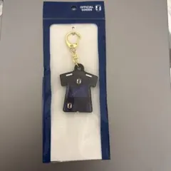 サッカー日本代表 プレイヤーズユニ型ラバーキーホルダー