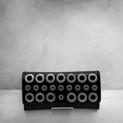 00s DIESEL Studded Leather Wallet y2k