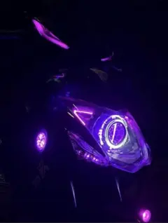 シグナスX 4型 デビルアイ LEDヘッドライト プロジェクター APP仕様