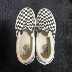 vans チェッカー スリッポン