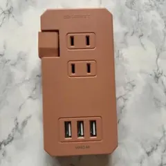 3COINS 電源タップ 3USB-A、2コンセント