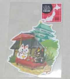 B-SIDE LABEL おいなりさん ステッカー [名古屋限定]