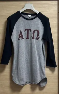 ATΩプリント ラグランスリーブカットソー/ビンテージ