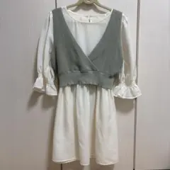 ビスチェ ブラウス 半袖
