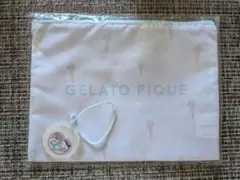 GELATO PIQUE アイスクリーム柄ポーチ プレートキーホルダー付きのサムネイル