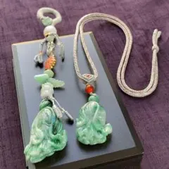 希少✨12月誕生石】高品質 天然ターコイズ 人魚彫刻 貝パール 