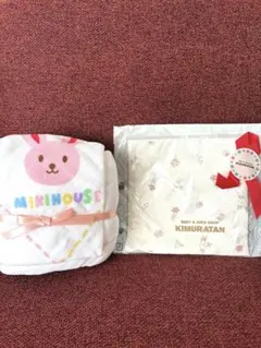 miki house ミキハウスタオル & キムラタン　ガーゼタオルのサムネイル