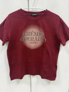 SHAGGIE Tシャツ ボルドー ロゴプリントのサムネイル