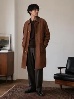 LOEWE スエードコート ブラウン　80s〜90s ヴィンテージのサムネイル