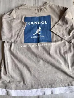 KANGOL カンゴール Tシャツ ベージュ