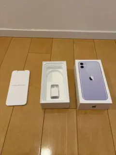 Apple iPhone 11 パープル 箱