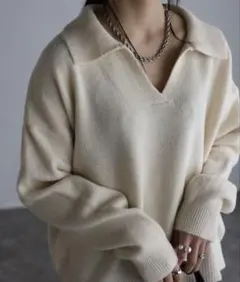 スキッパーニット ニット