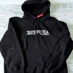 Supreme　シュプリーム未使用品　 ロゴプルオーバー パーカー ブラック