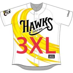 【3XL】ソフトバンクホークス 2026クラブホークス オリジナルユニフォーム