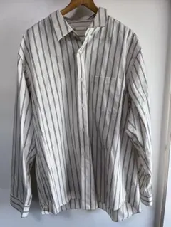 ストライプシャツ 長袖 GU